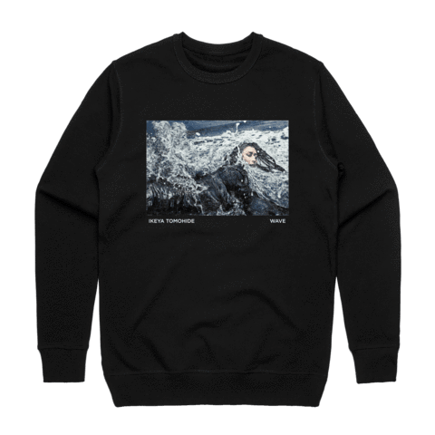 Wave Men's 100% Cotton Gallery Sweatshirt in Black / XXL by Ikeya Tomohide