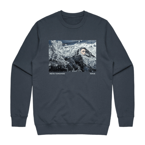 Wave Men's 100% Cotton Gallery Sweatshirt in Air Force Blue / XXL by Ikeya Tomohide