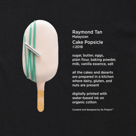Cake Popsicle 06 Women's 100% Organic Cotton Gallery T-shirt in by Raymond Tan