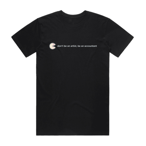 The Unfortunate Cookie 02 Men's 100% Organic Cotton T-shirt in Black / XXL by Raymond Tan