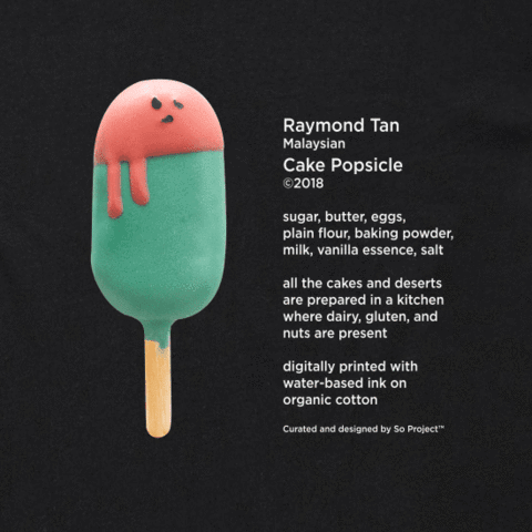 Cake Popsicle 01 Women's 100% Organic Cotton Gallery T-shirt in by Raymond Tan