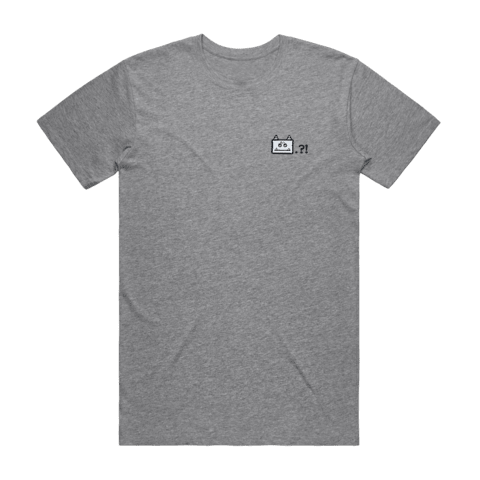 Miiya Men's 100% Organic Cotton Embroidered T-shirt in Grey / XXL by Enpei Ito