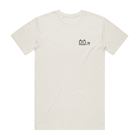 Miiya Men's 100% Organic Cotton Embroidered T-shirt in Natural / XXL by Enpei Ito