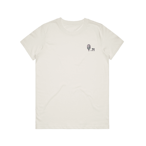 Cake Popsicle Women's 100% Organic Cotton Embroidered T-shirt in Natural / XXL by Raymond Tan