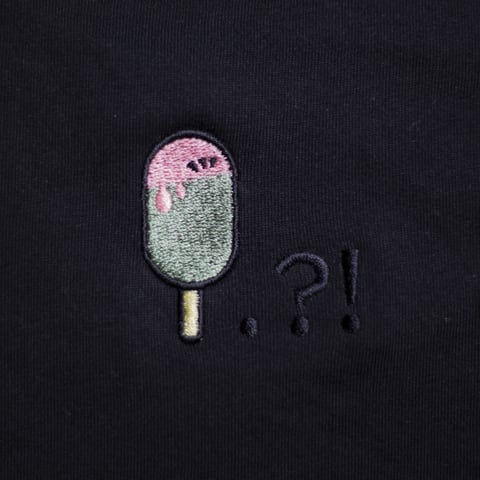 Cake Popsicle Men's 100% Cotton Embroidered Sweatshirt in by Raymond Tan