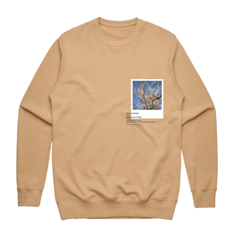 Hands All Over 02 Men's 100% Cotton Gallery Sweatshirt in Tan / XXL by Serap Osman