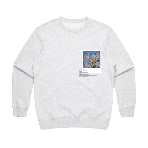 Hands All Over 02 Women's 100% Cotton Gallery Sweatshirt in Marble White / XL by Serap Osman