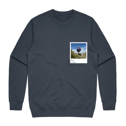 Hands All Over 08 Men's 100% Cotton Gallery Sweatshirt in Air Force Blue / XXL by Serap Osman