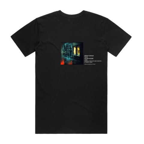 After Hours 1 Men's 100% Organic Cotton Gallery T-shirt in Black / XXL by Serap Osman