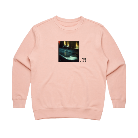 After Hours 2 Women's 100% Cotton Minimal Sweatshirt in Pale Pink / XL by Serap Osman