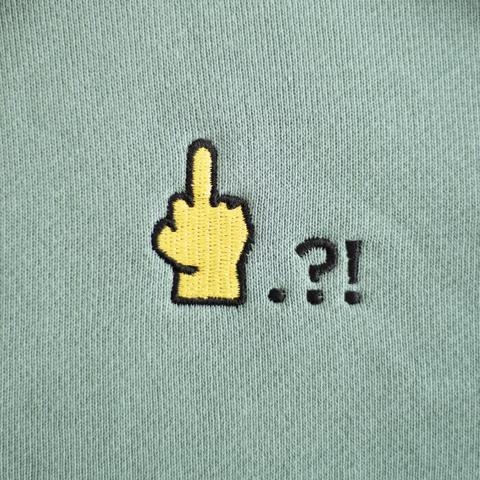 Hands All Over Men's 100% Organic Cotton Embroidered T-shirt in by Serap Osman