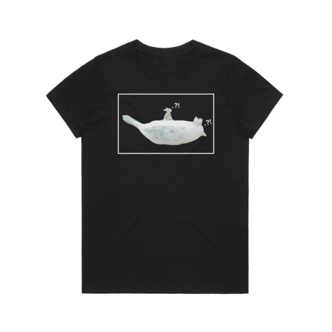 Bird Rider 02 Women's 100% Organic Cotton Minimal T-shirt in Black / XXL by erinswindow