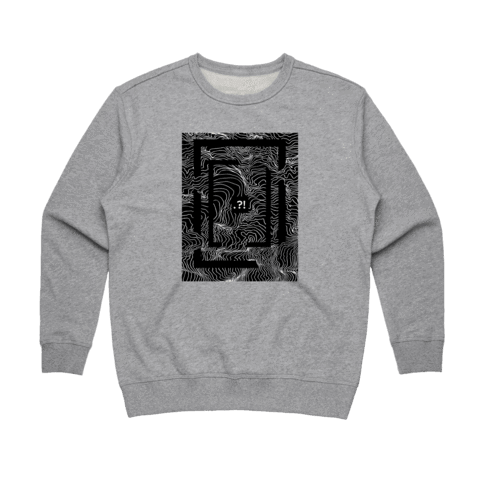 Square Women's 100% Cotton Minimal Sweatshirt in Grey / XL by Buff Diss