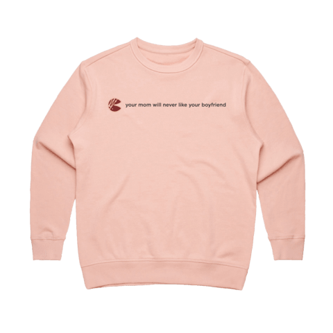 The Unfortunate Cookie 03 Women's 100% Cotton Sweatshirt in Pale Pink / XL by Raymond Tan