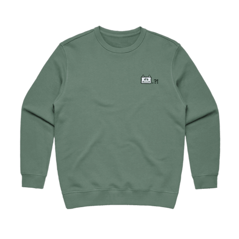 Miiya Women's 100% Cotton Embroidered Sweatshirt in Sage / XL by Enpei Ito