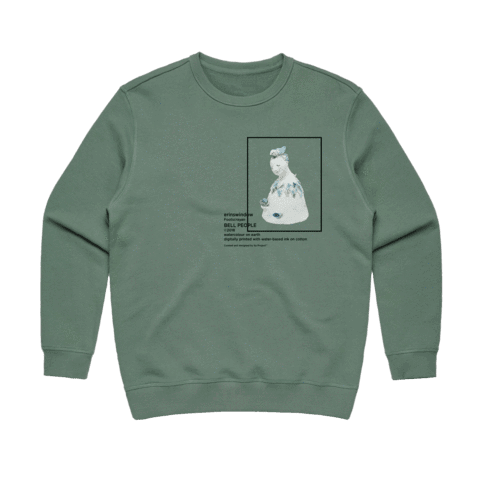 Bell People 01 Women's 100% Cotton Gallery Sweatshirt in Sage / XXL by erinswindow