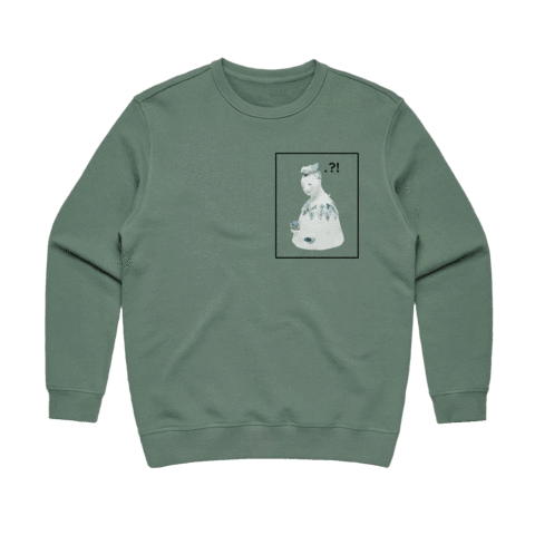 Bell People 01 Women's 100% Cotton Minimal Sweatshirt in Sage / XXL by erinswindow