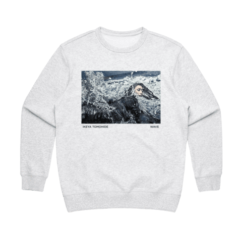 Wave Women's 100% Cotton Gallery Sweatshirt in Marble White / XL by Ikeya Tomohide