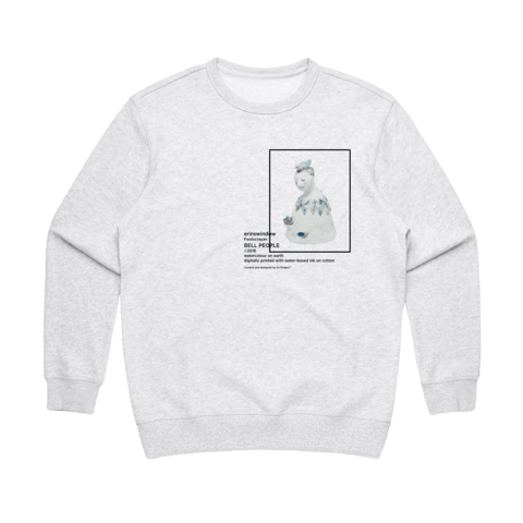 Bell People 01 Women's 100% Cotton Gallery Sweatshirt in Marble White / XXL by erinswindow