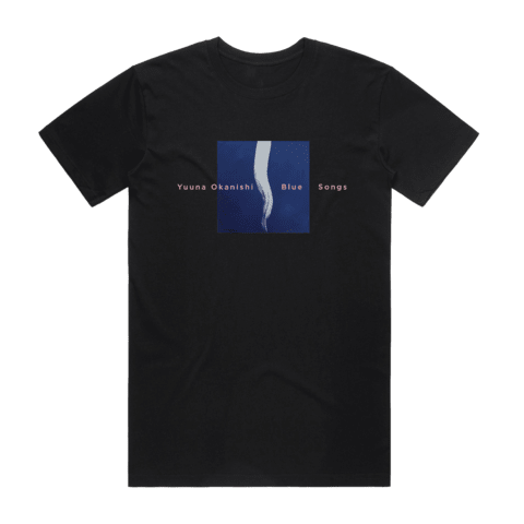 Blue Songs Men's 100% Organic Cotton Embroidered T-shirt in Black / XXL by Yuuna Okanishi