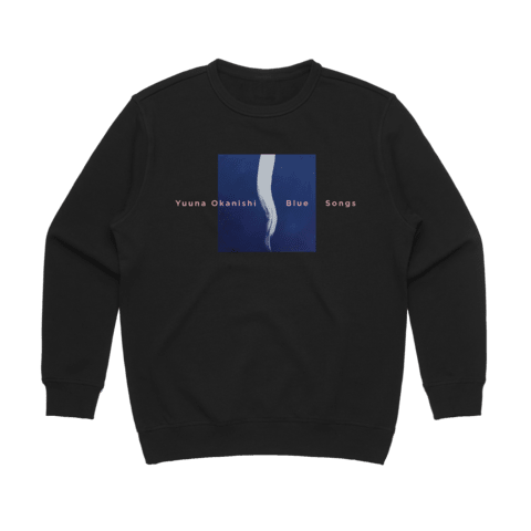 Blue Songs Women's 100% Cotton Embroidered Sweatshirt in Black / XL by Yuuna Okanishi