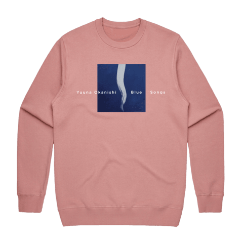 Blue Songs Men's 100% Cotton Embroidered Sweatshirt in Rose / XXL by Yuuna Okanishi