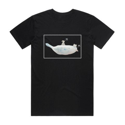 Bird Rider 02 Men's 100% Organic Cotton Minimal T-shirt in Black / XXL by erinswindow
