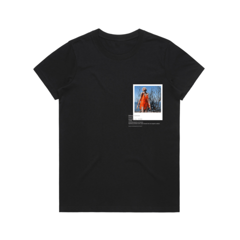 Hands All Over 01 Women's 100% Organic Cotton Gallery T-shirt in Black / XXL by Serap Osman