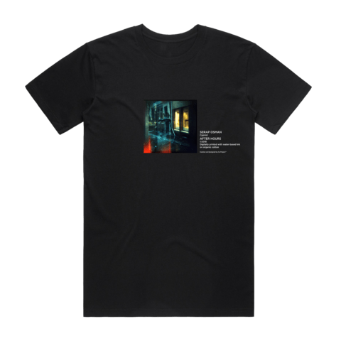 After Hours 1 Men's 100% Organic Cotton Gallery T-shirt in Black / XXL by Serap Osman