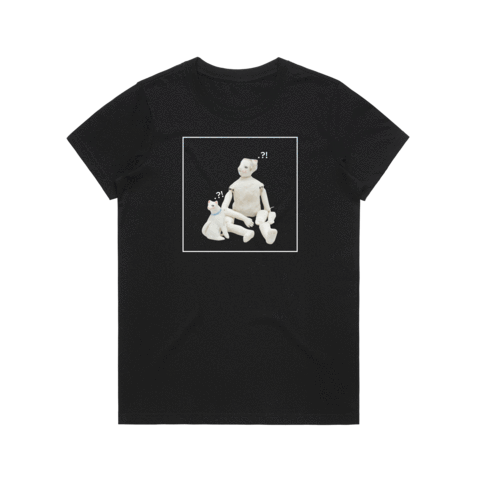 Curiosity Women's 100% Organic Cotton Minimal T-shirt in Black / XXL by erinswindow