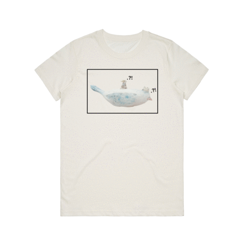 Bird Rider 02 Women's 100% Organic Cotton Minimal T-shirt in Natural / XXL by erinswindow