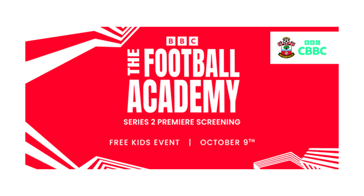 Be at the CBBC x Saints Academy series two premiere Southampton FC