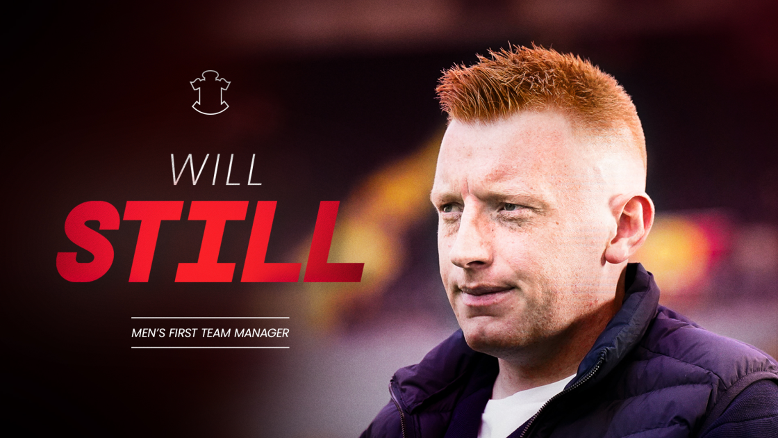 Still appointed as new Men’s First Team Manager