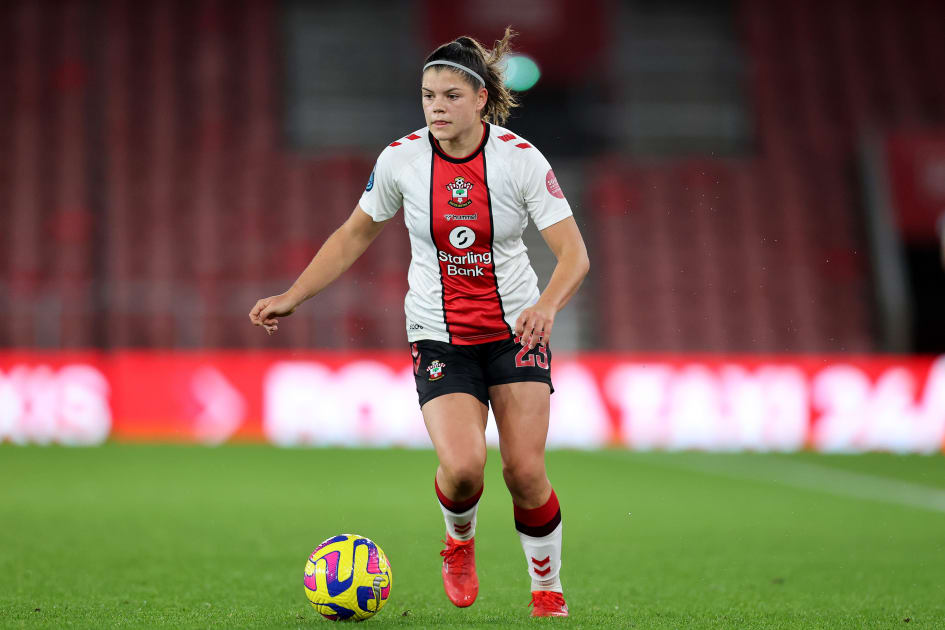 Megan Collett of Southampton FC during the Barclays FA Women's