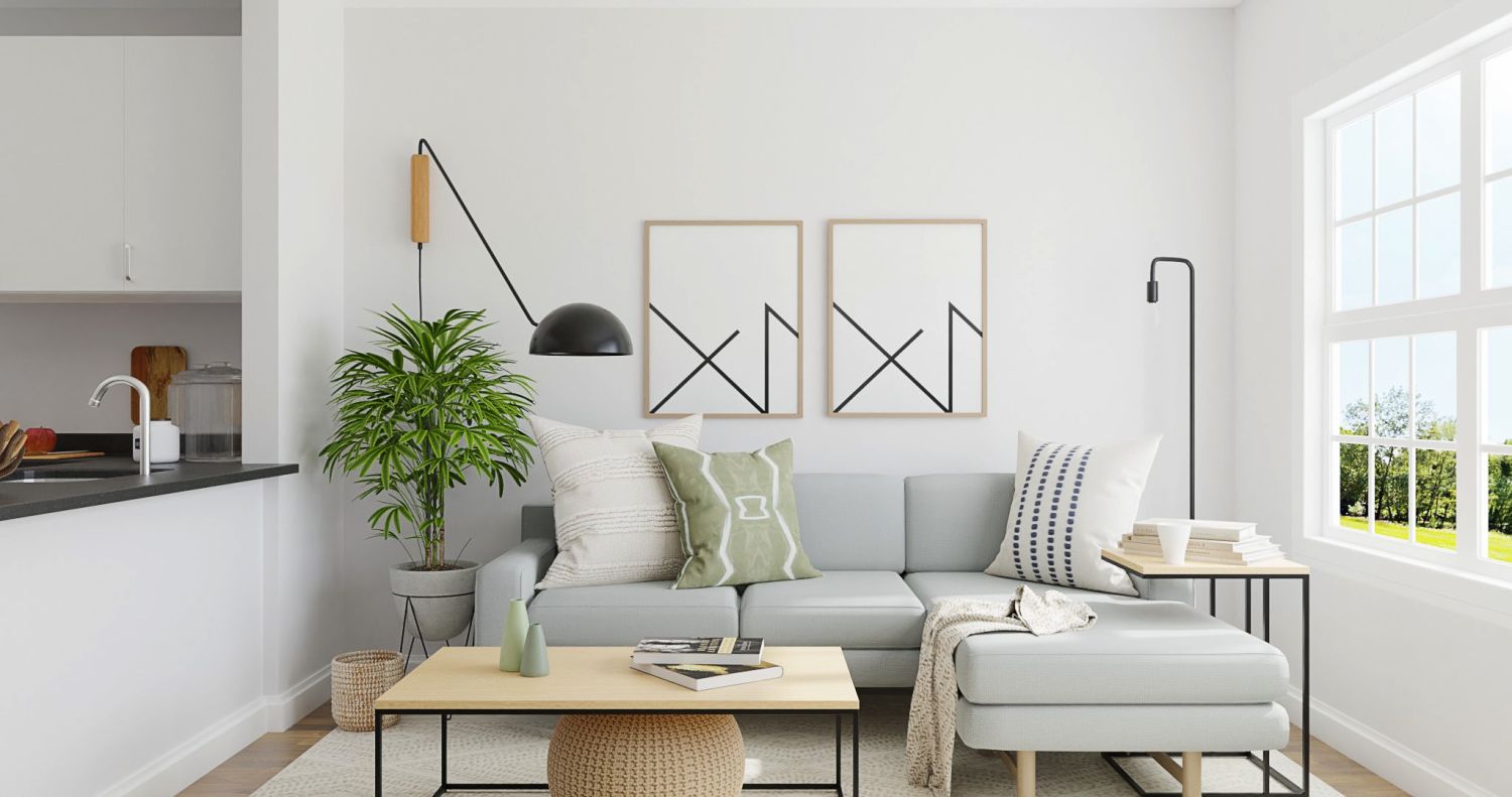 Small Space Living Area: Minimalist Living Room Design By Spacejoy