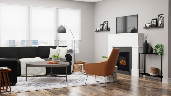 This Mid-Century Modern Living Room is a Minimalist's Dream Design View 3 By Spacejoy