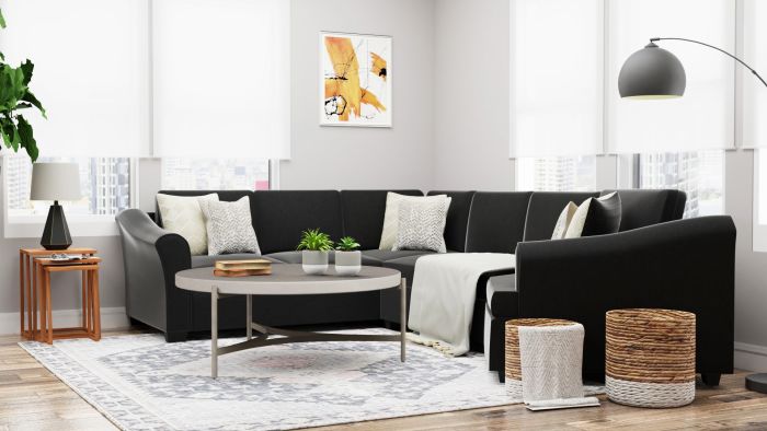 This Mid-Century Modern Living Room is a Minimalist's Dream Design View 2 By Spacejoy