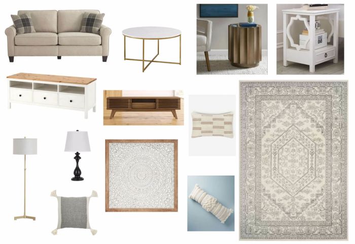 Living Room Moodboard Created For Antonella Salembier