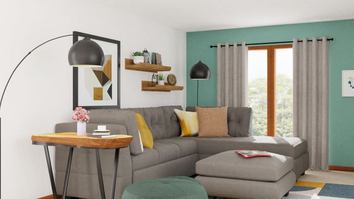 Mid-Century Living Room with Retro Vibes Design View 3 By Spacejoy