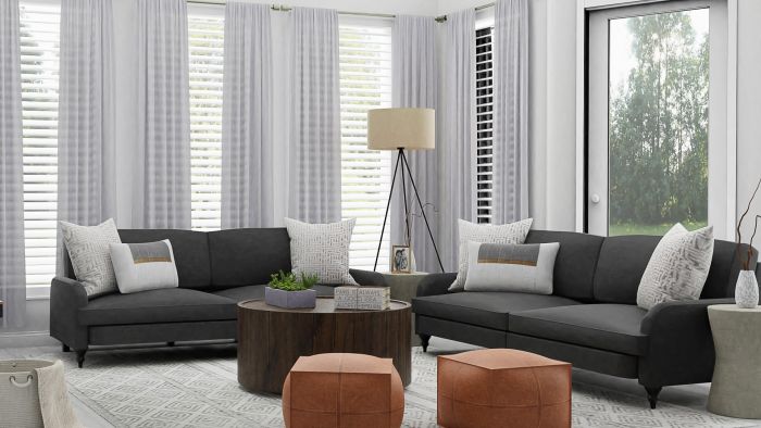 Neutrals: Urban Modern Living Room Design View 2 By Spacejoy