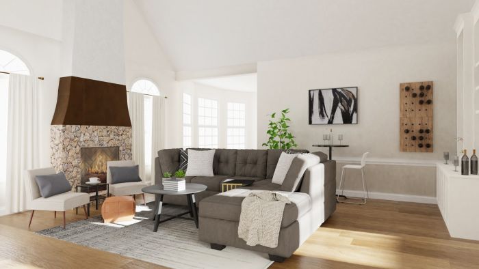 Urban Modern Living Room Design View 2 By Spacejoy