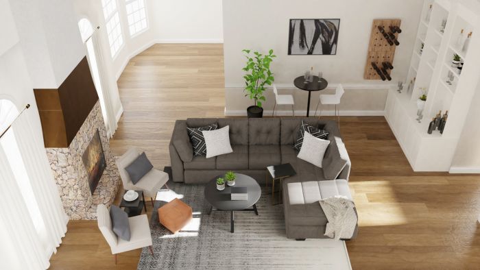 Urban Modern Living Room Design View 4 By Spacejoy