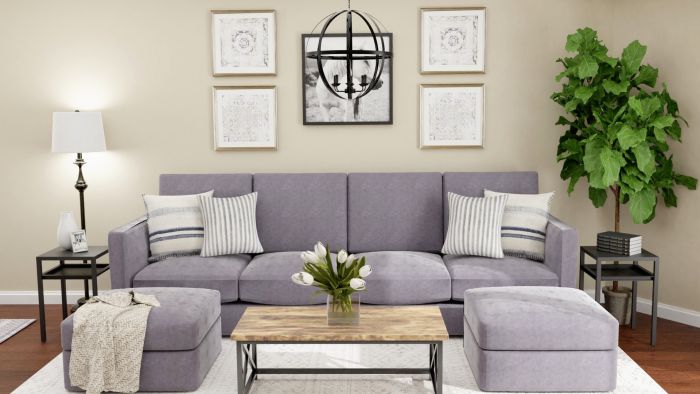 Urban Farmhouse: Living Room Design Design View 5 By Spacejoy