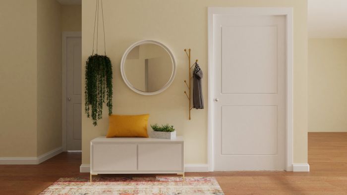 Vibrant Multi-Color: Eclectic Glam Entryway Design View 2 By Spacejoy
