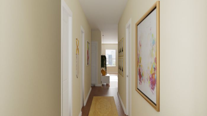 Vibrant Multi-Color: Eclectic Glam Entryway Design View 4 By Spacejoy