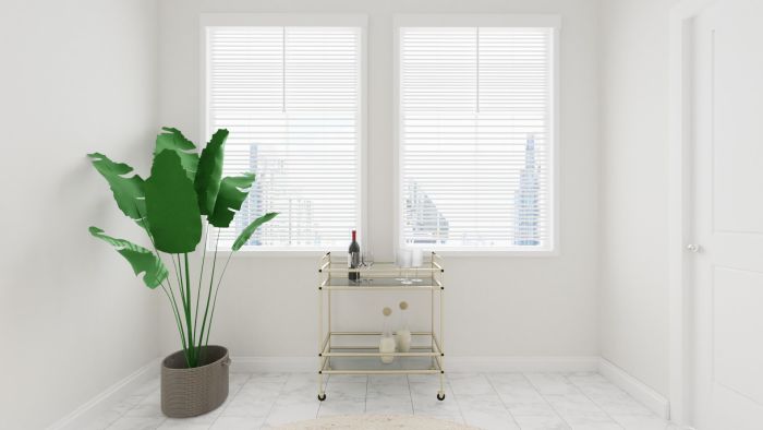 Gentle Neutrals: Mid-Century Minimalist Dining Room Design View 3 By Spacejoy