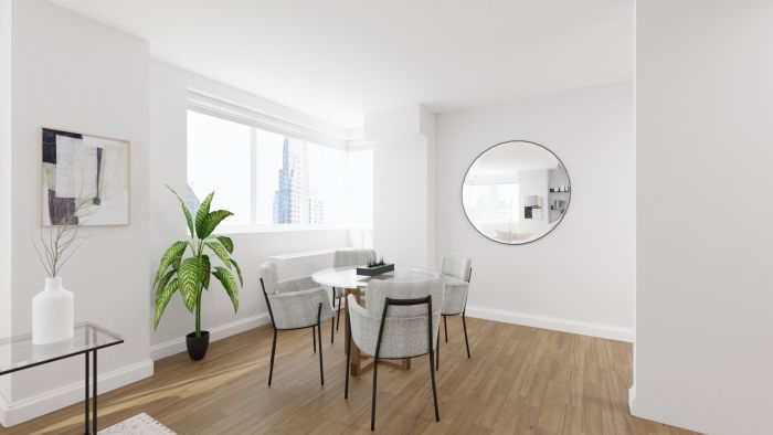 Classy Neutral Tones: Urban Minimalist Living Room Design View 4 By Spacejoy