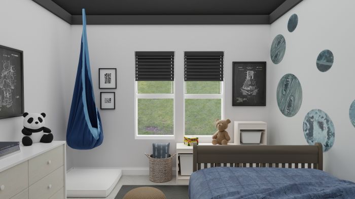 Space Inspired: Urban Transitional Kid's Room Design View 4 By Spacejoy