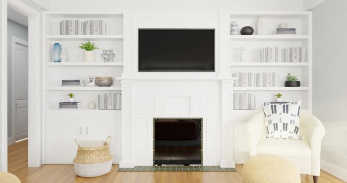 Extra Storage: Classic Transitional Living Room Design View 3 By Spacejoy