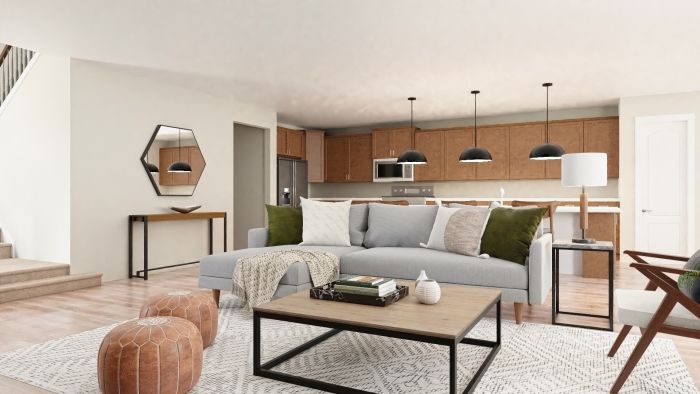 Extra Seating: Urban Modern Living Room Design View 4 By Spacejoy